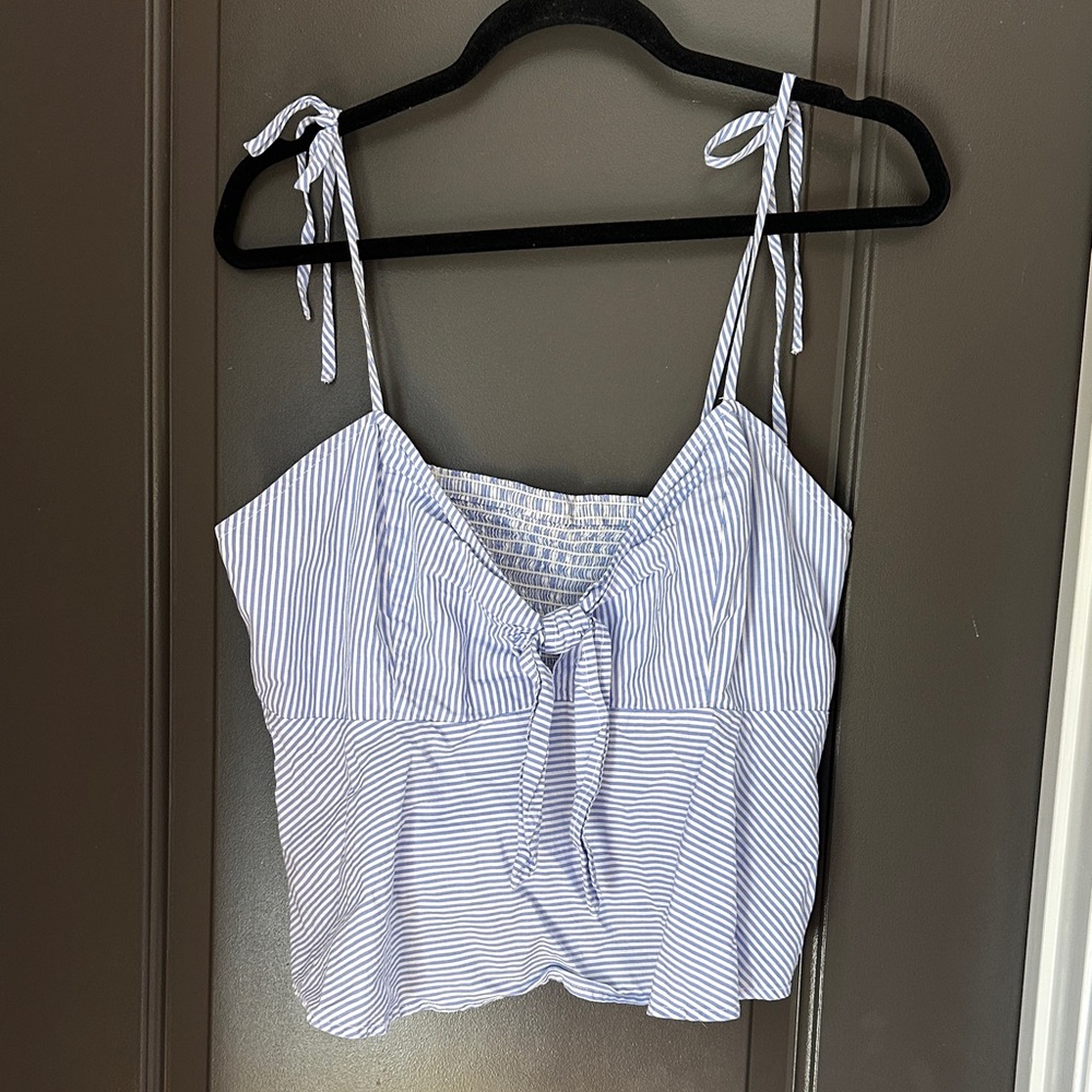 Anthropologie Striped Summer Top‎ Size 14